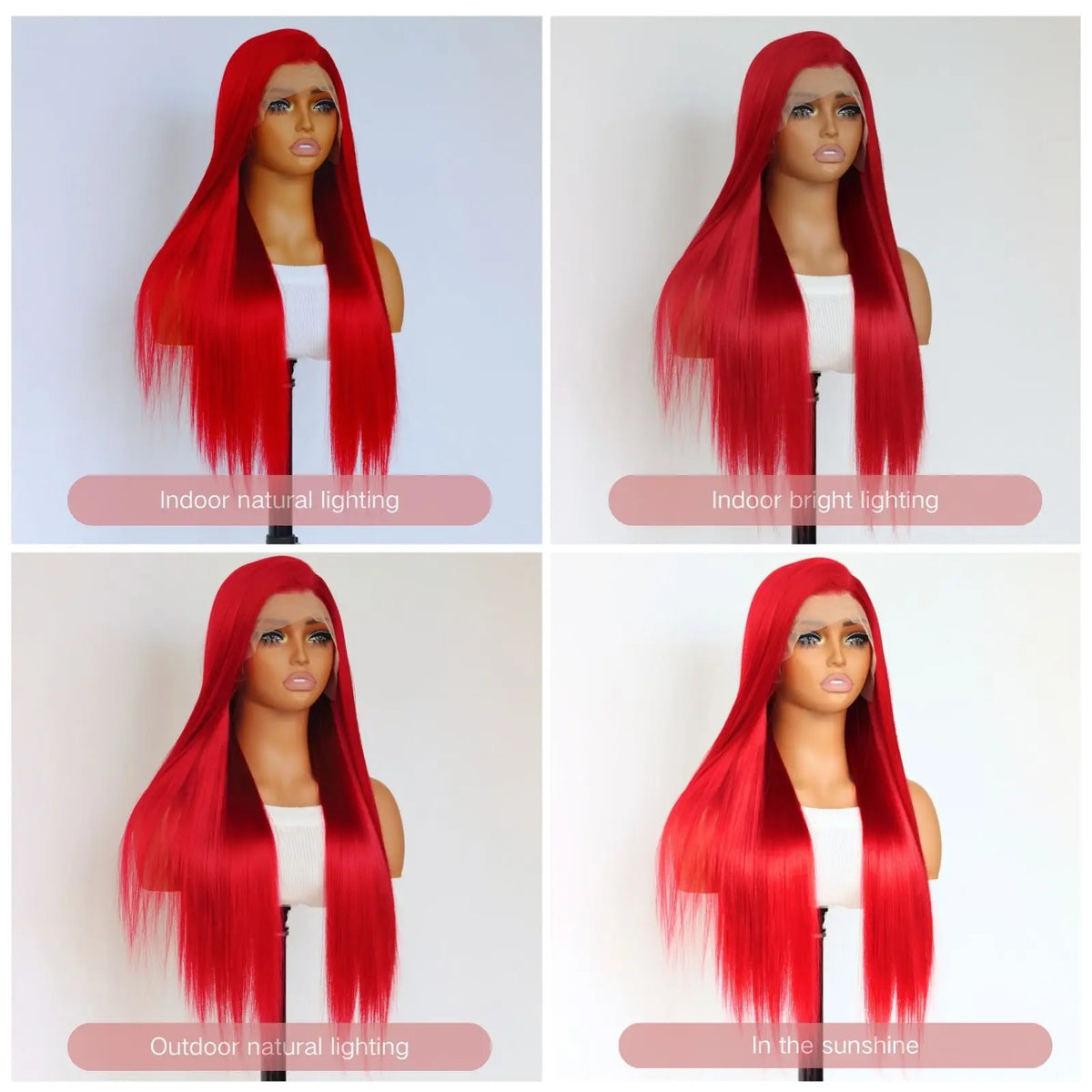 Burgundy Red Wig