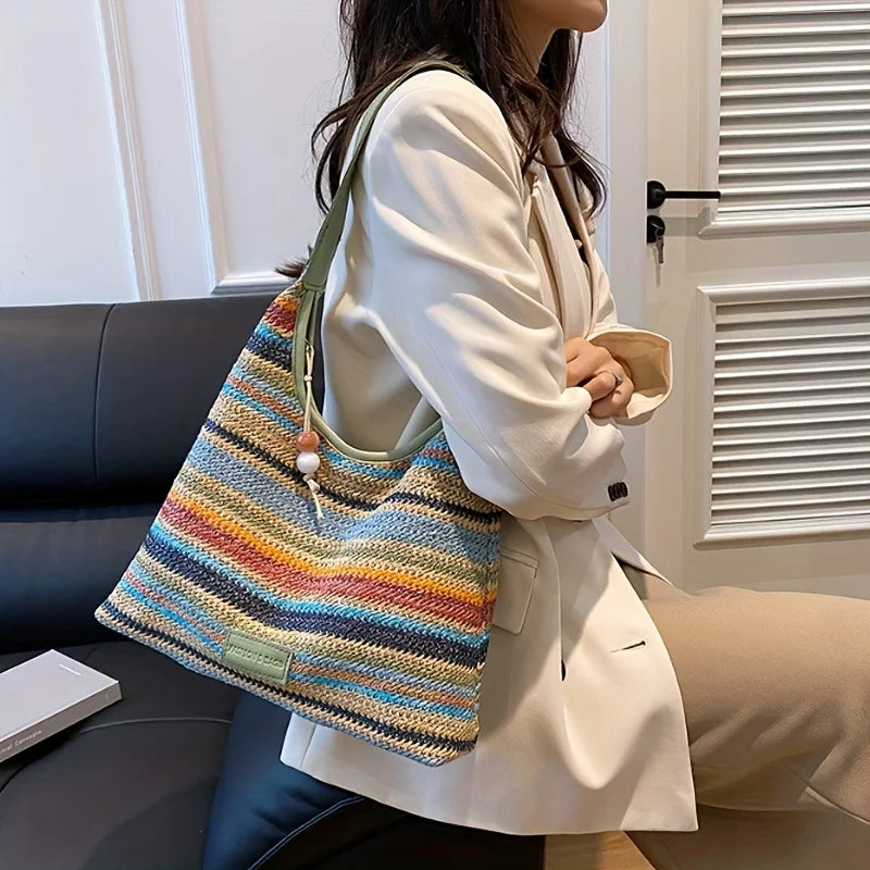 Bohemian Multicolored Striped