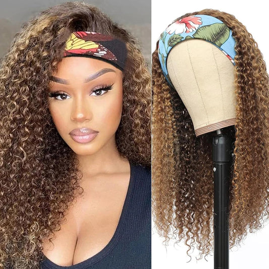 Ombre Highlight Headband Wig