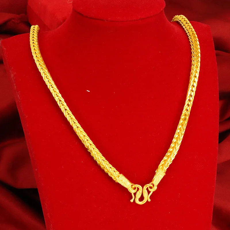 Luxury 24K 9999 Pure Gold real gold