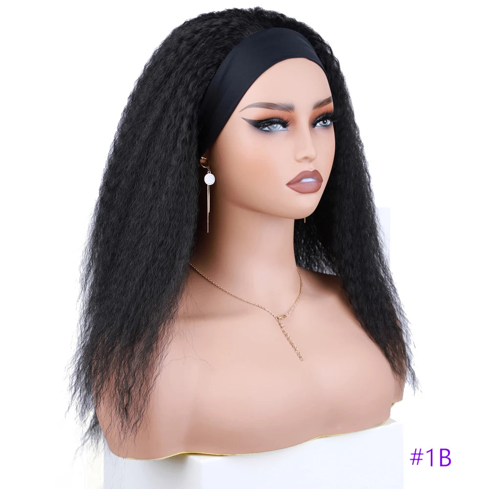 Short Kinky Straight Wig