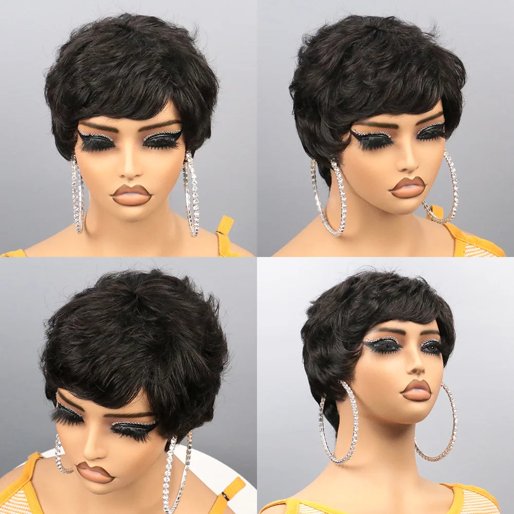 Short Human Hair Wigs