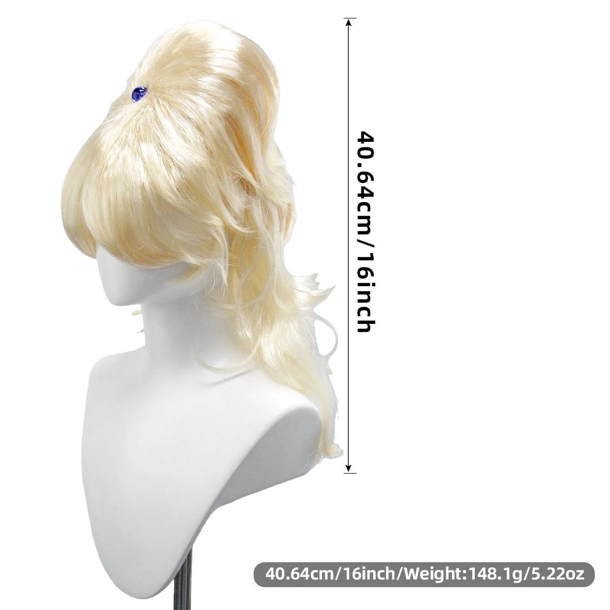 Blonde Beehive Wavy Wig