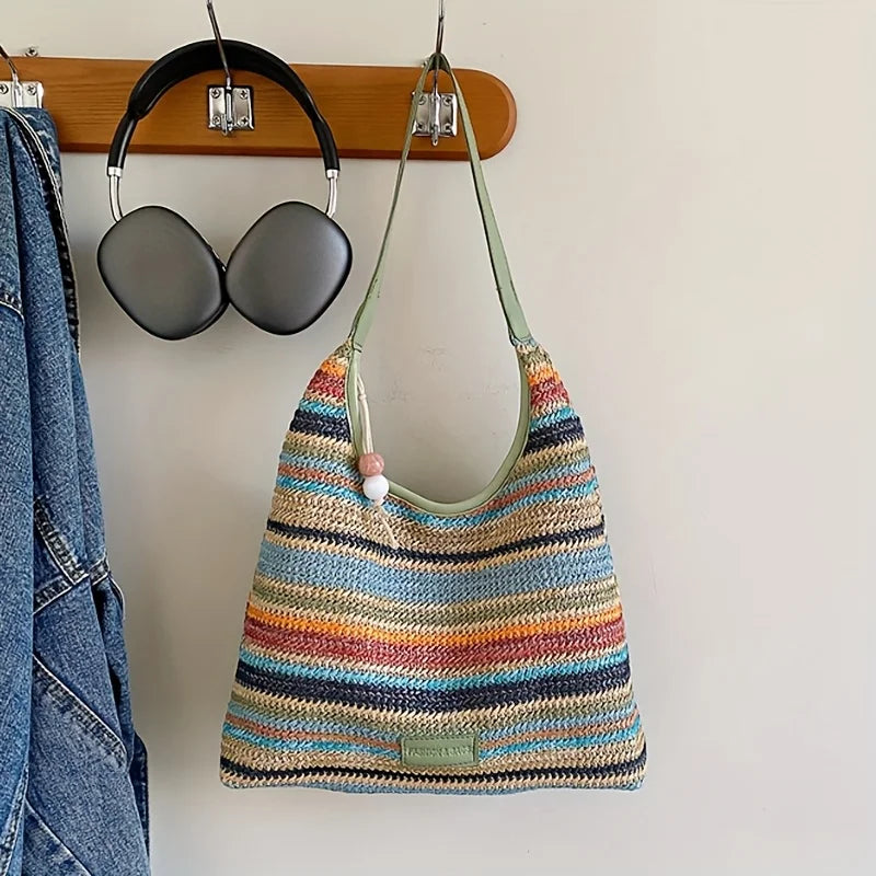 Bohemian Multicolored Striped