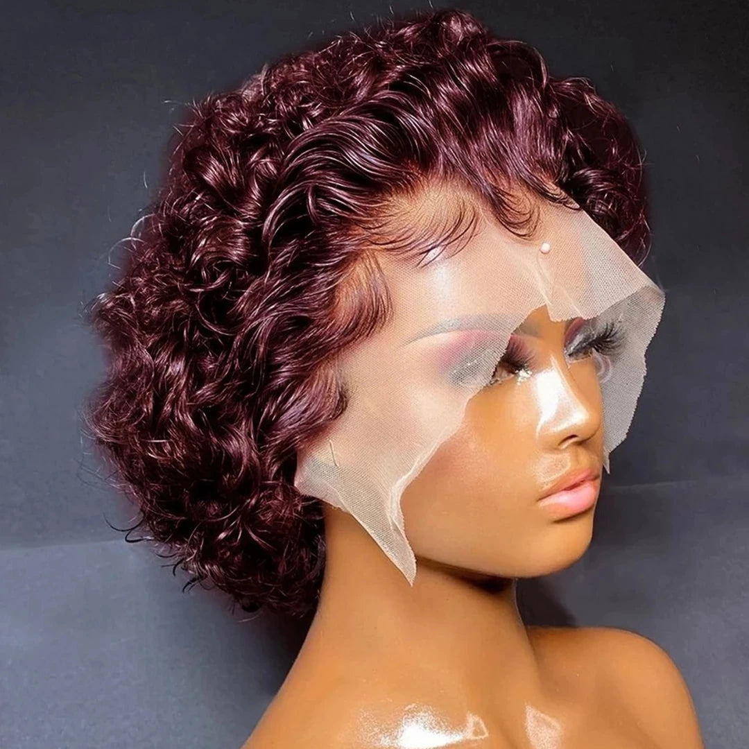 Burgundy  Honey Colored Wigs