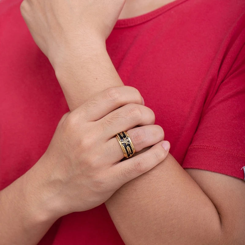 Freemasonry Geometric Rings