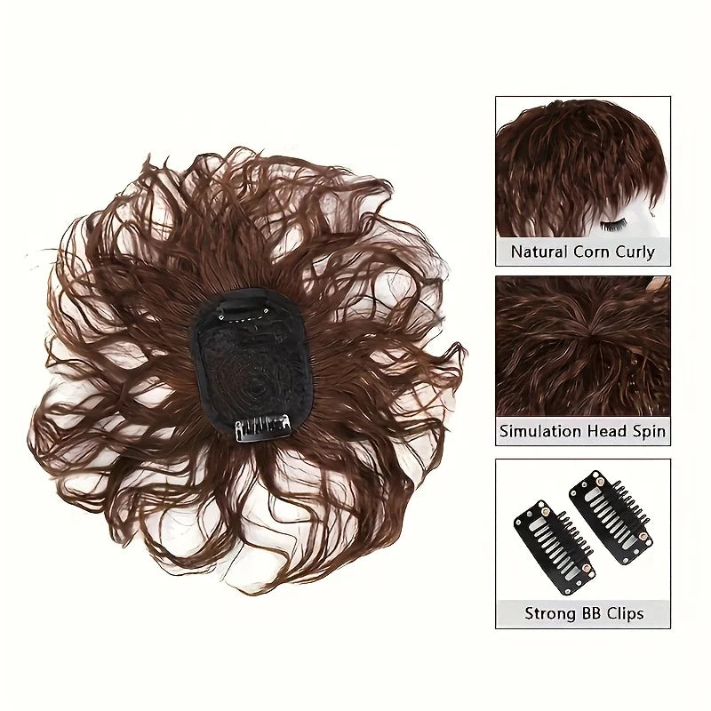 Men'S Short Synthetic Wavy