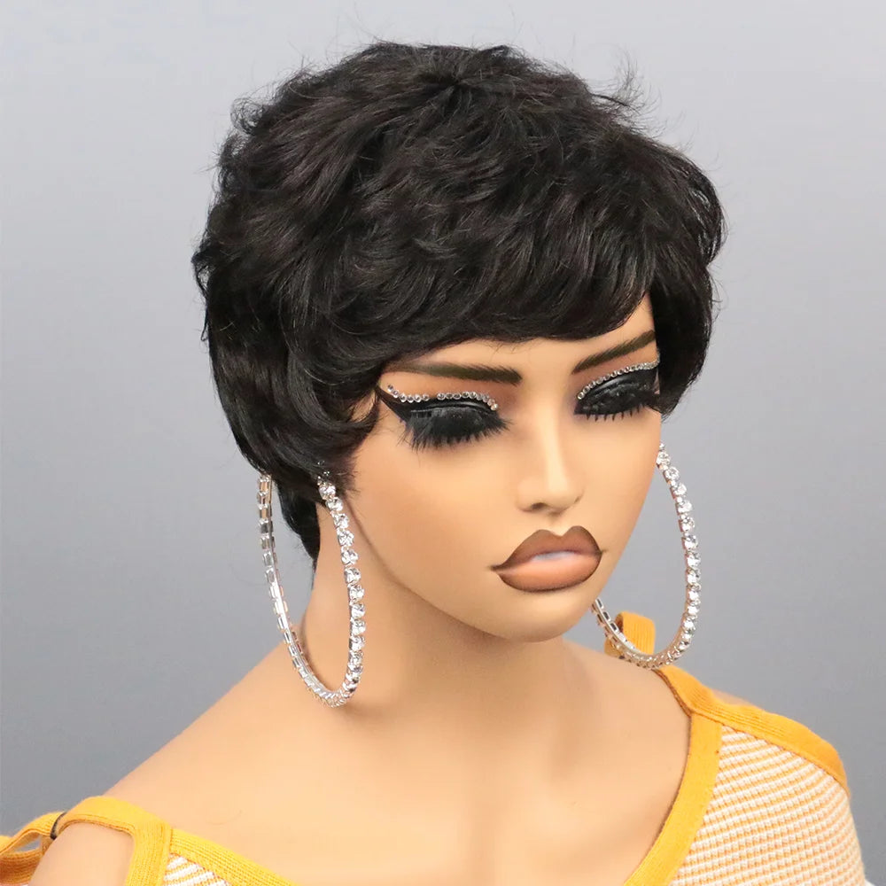 Short Human Hair Wigs