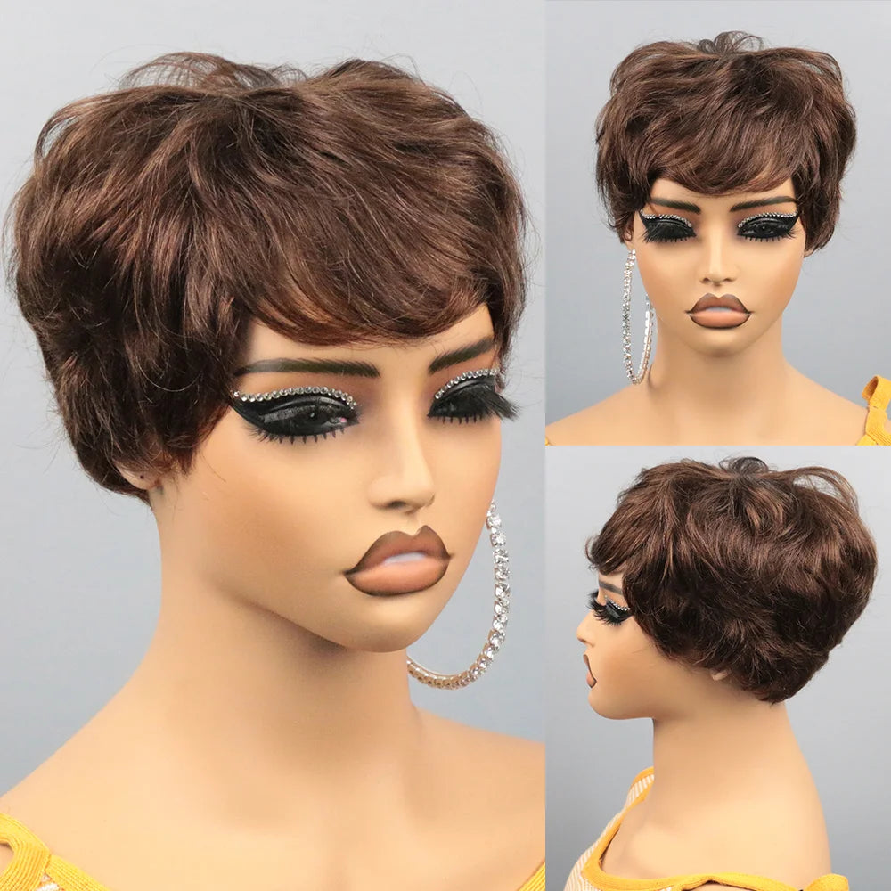 Short Human Hair Wigs