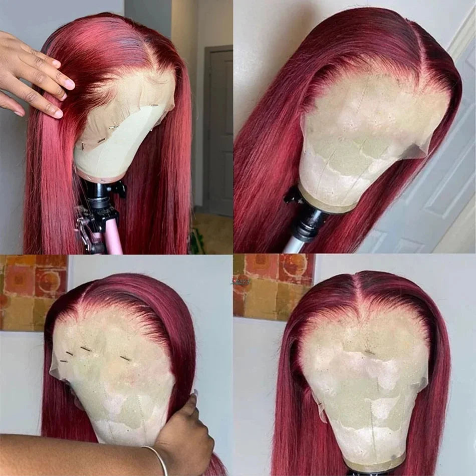 Burgundy  Hair Wig