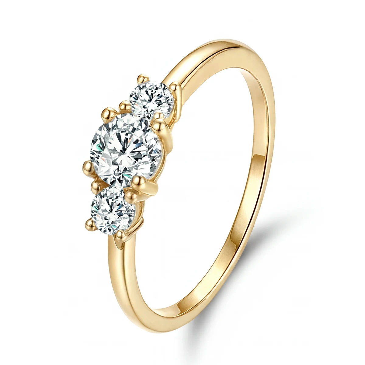 Round Zircon Ring