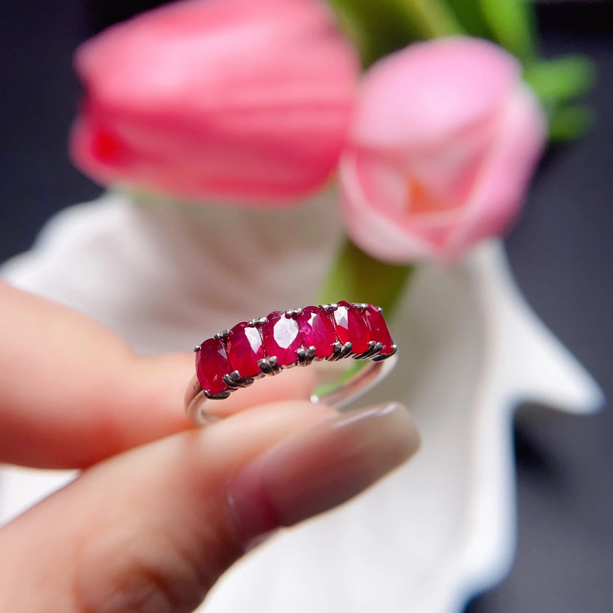 Real Ruby Ring