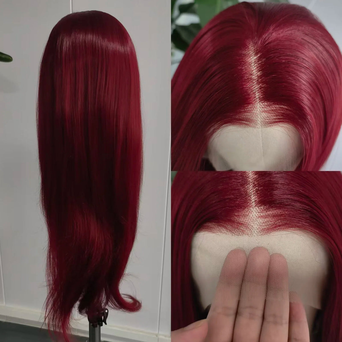 Burgundy Lace Front Wig