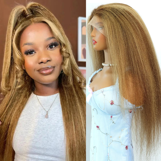 Kinky Straight Wig 200%