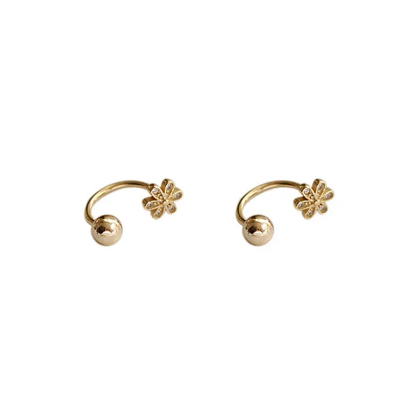Real 14K Gold Jewelry Earring