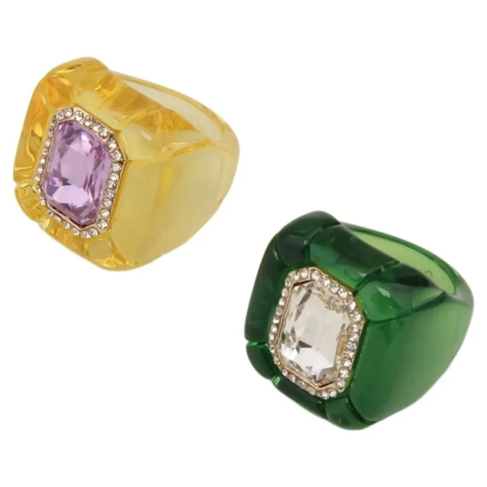 New Colorful Rhinestones Ring