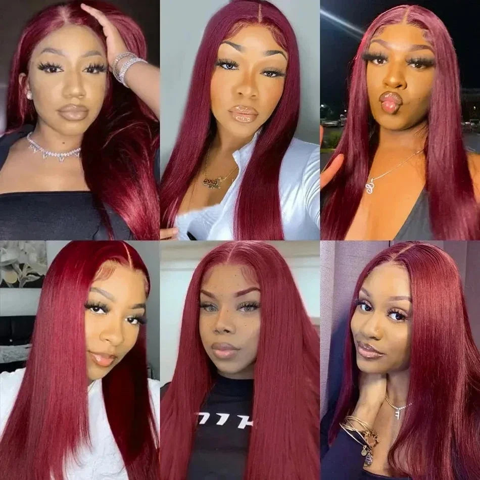 Burgundy  Hair Wig