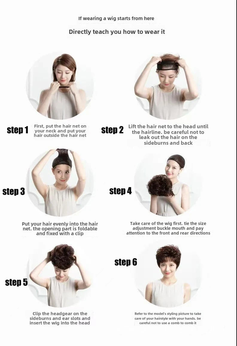 Human Hair Short Straight Wig