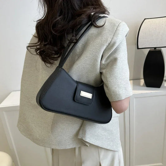 Underarm Bag Buckle Handbag