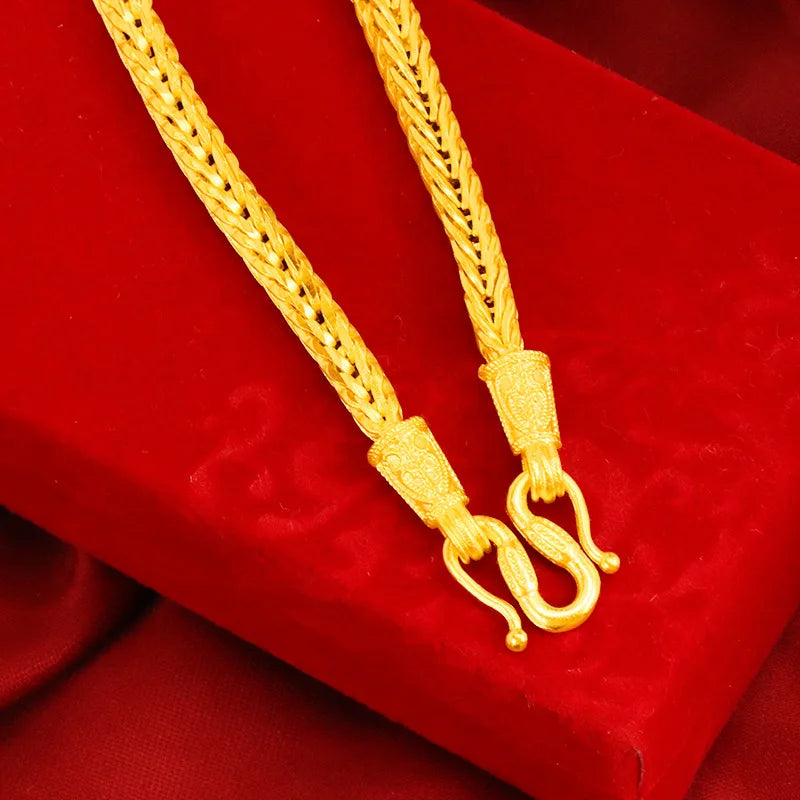 Luxury 24K 9999 Pure Gold real gold
