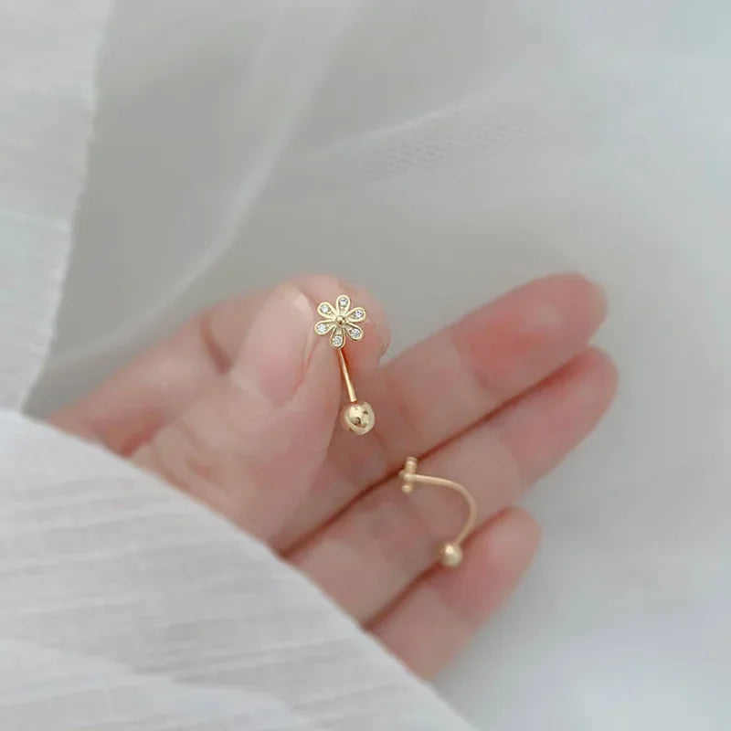 Real 14K Gold Jewelry Earring