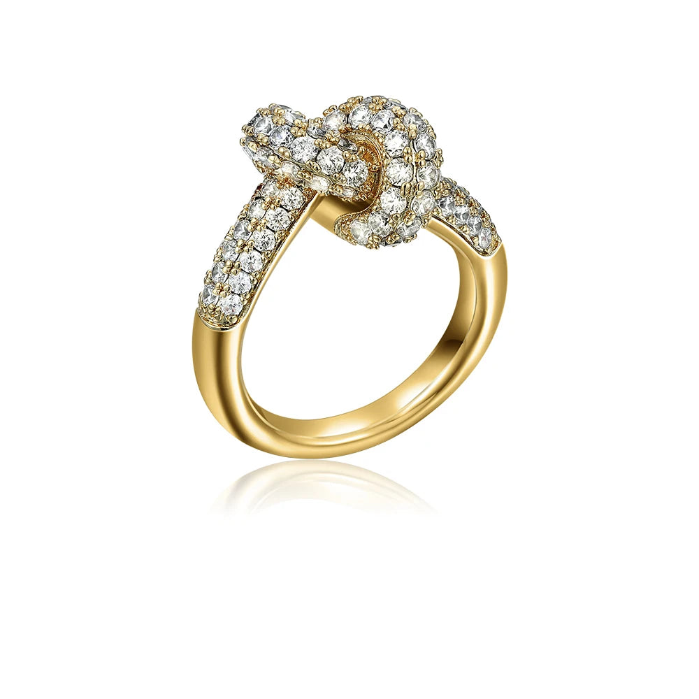 Colored Zircon  Intersection Ring Classic