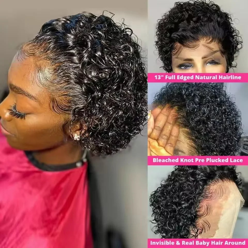 Pixie Cut Wigs Human Hair