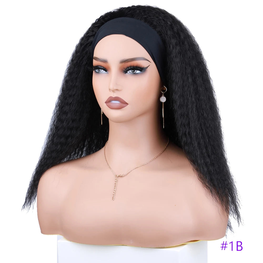 Short Kinky Straight Wig