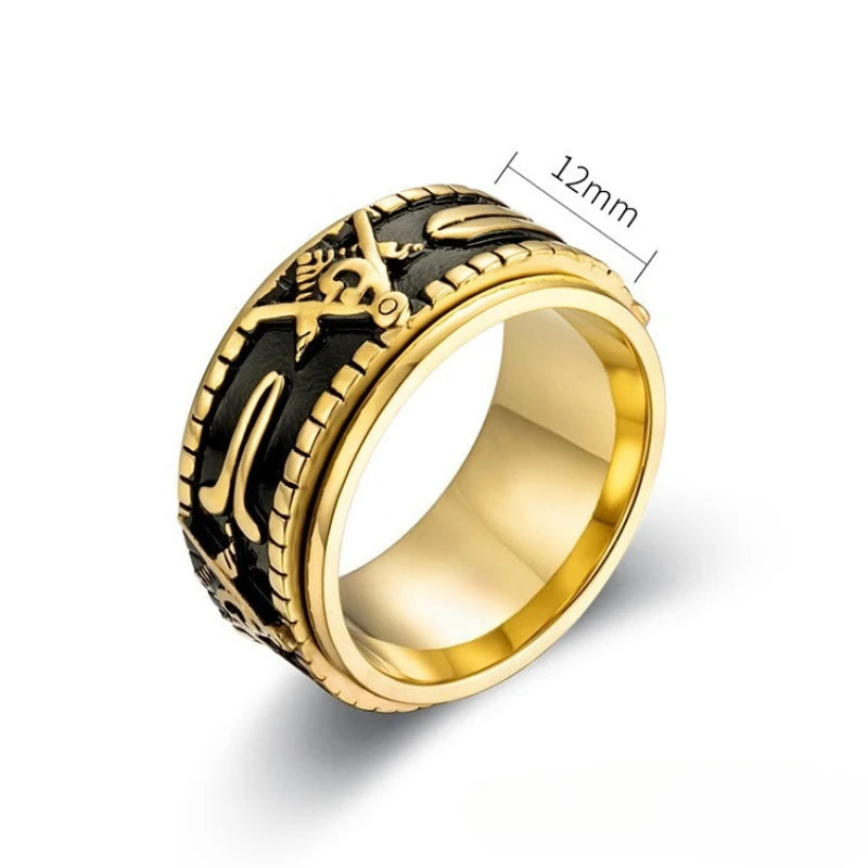 Freemasonry Geometric Rings