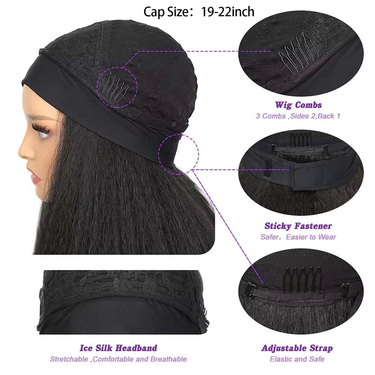 Kinky Straight Wigs