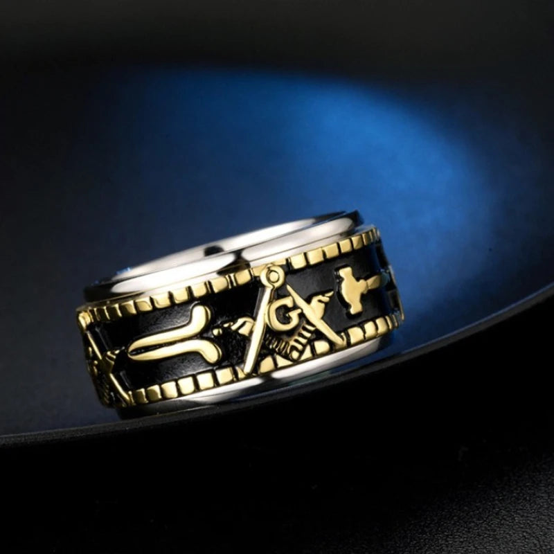 Freemasonry Geometric Rings