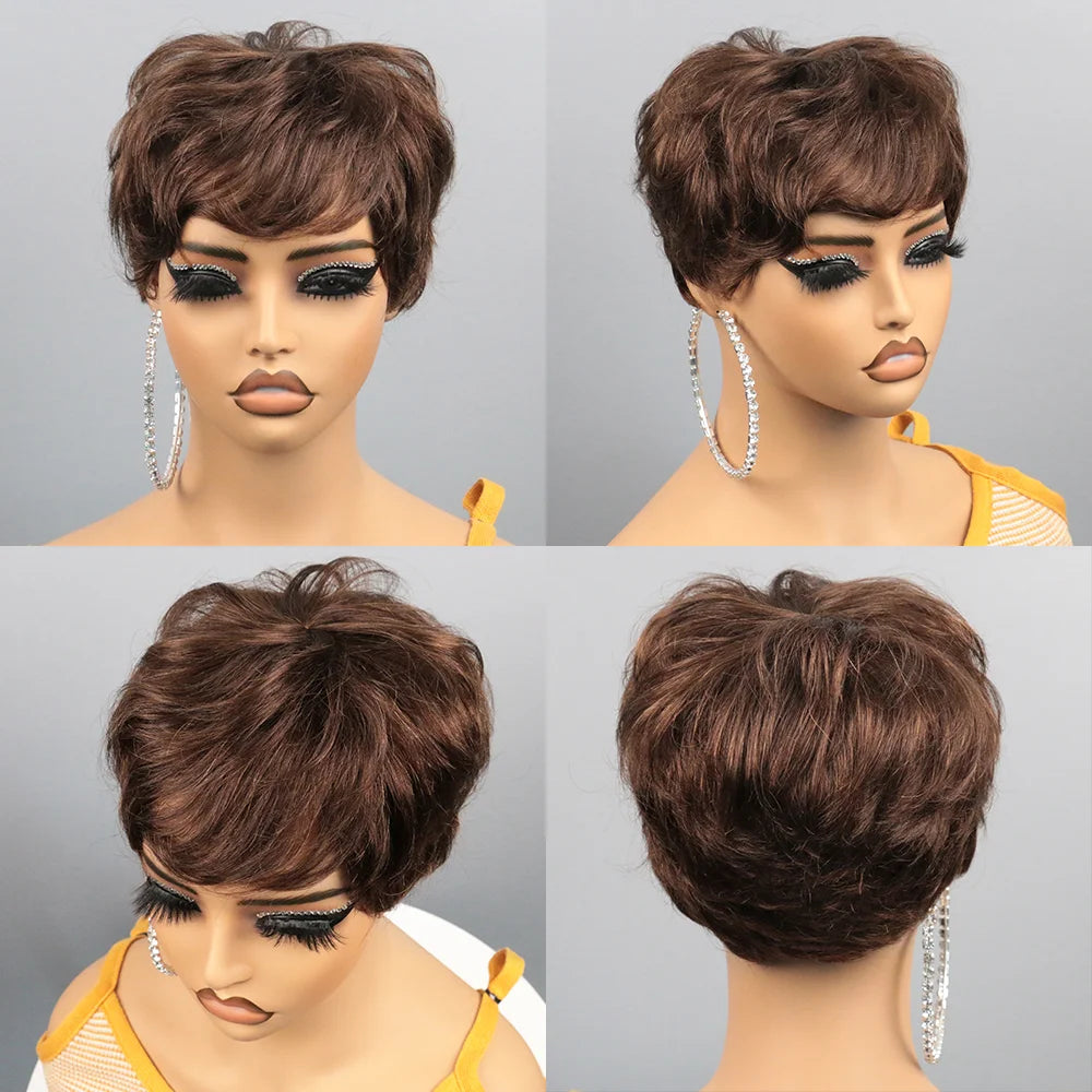 Short Human Hair Wigs