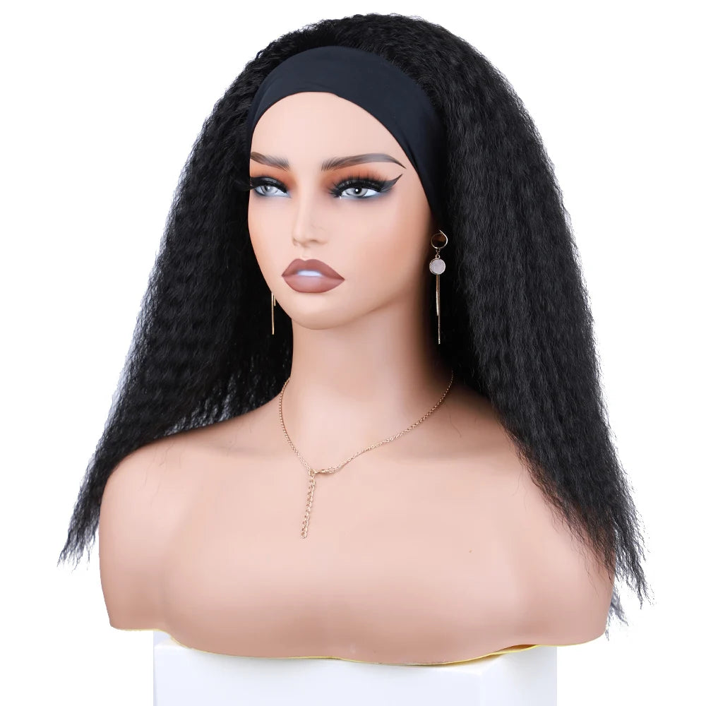 Short Kinky Straight Wig