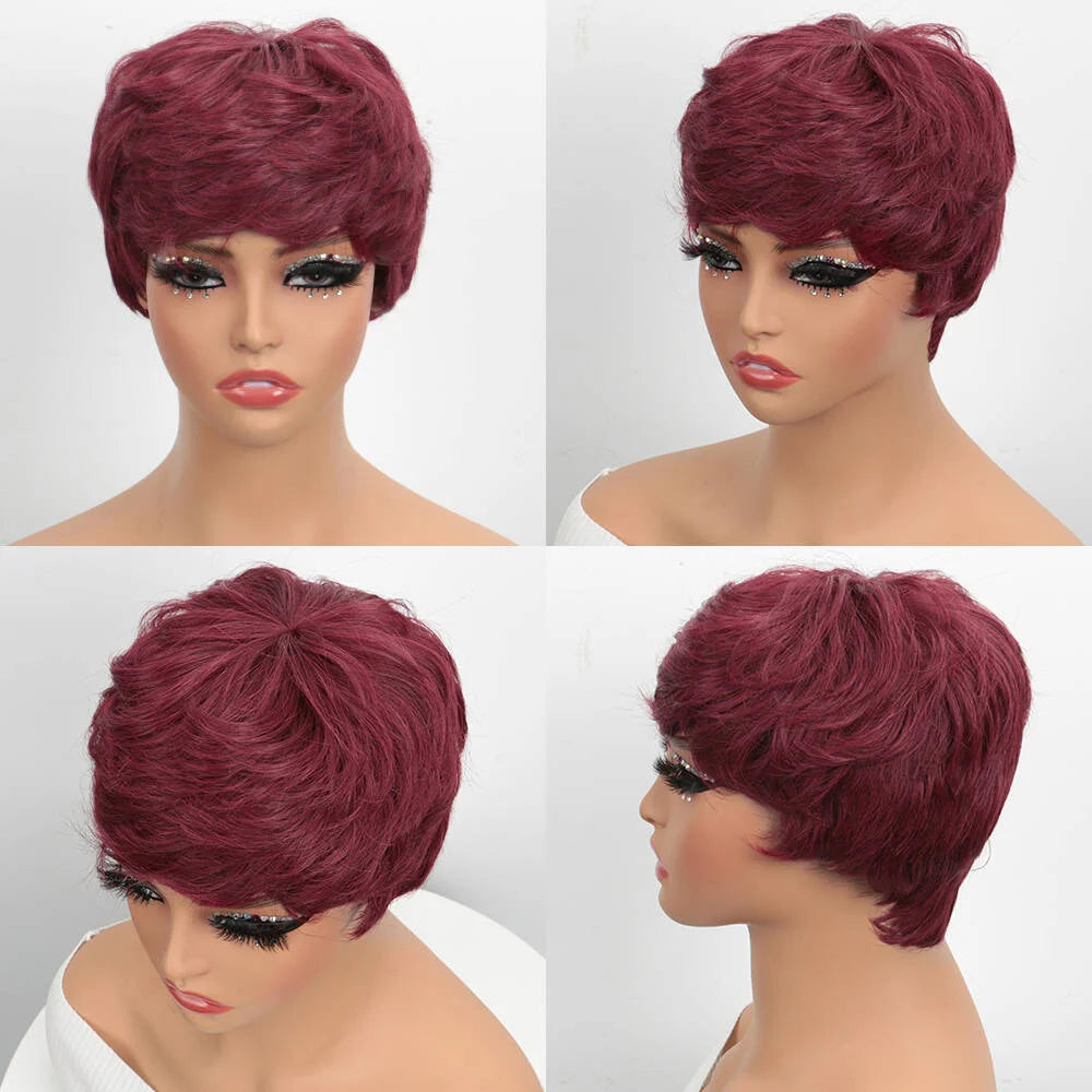 Short Human Hair Wigs