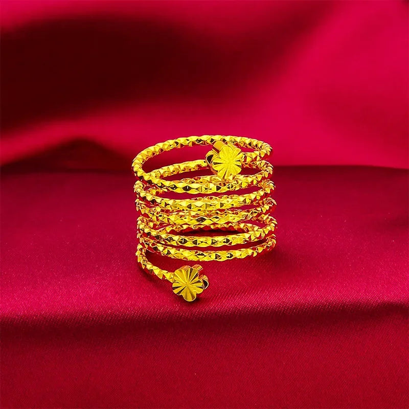 Heart Ring Pure Gold,
