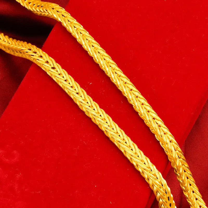 Luxury 24K 9999 Pure Gold real gold