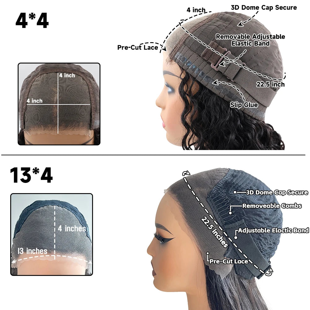 Ombre Brown Glueless Wigs