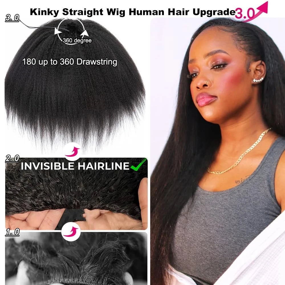 Kinky Straight  Wig