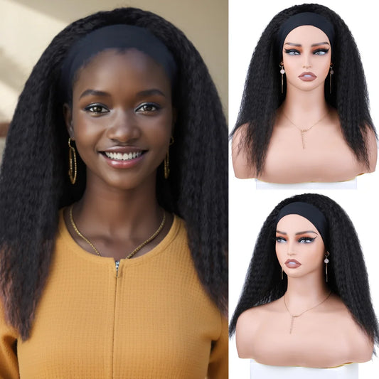 Short Kinky Straight Wig