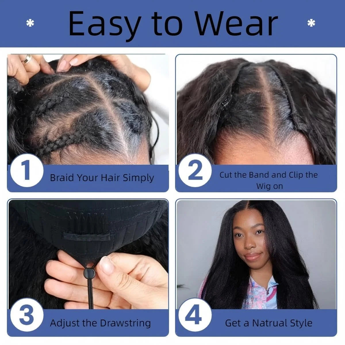 Part Wig Kinky Wigs