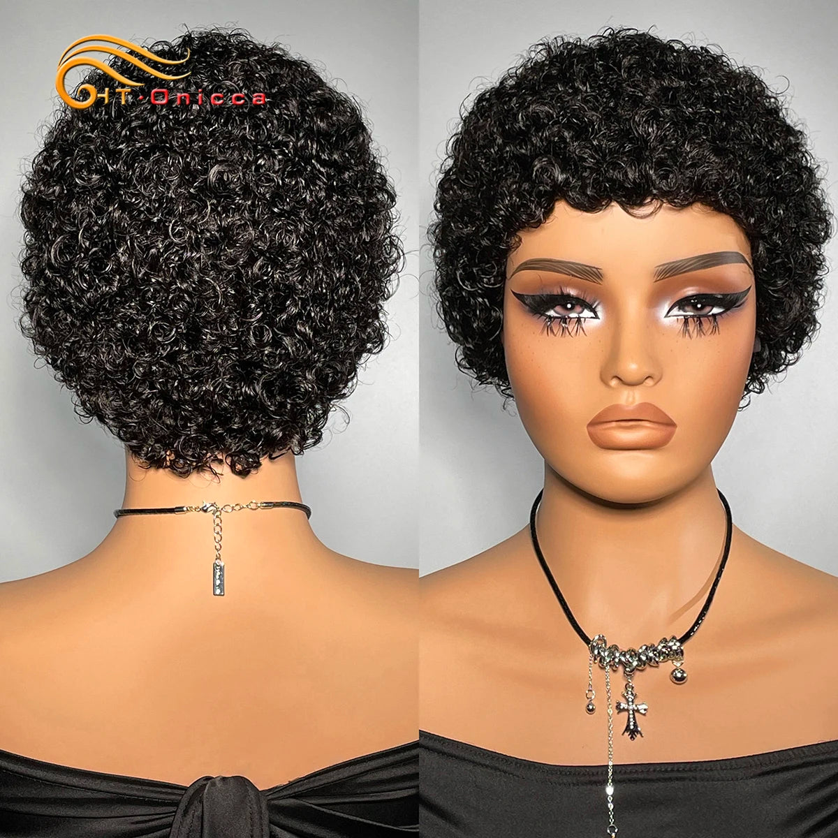 Kinky Curly Human Hair Wigs