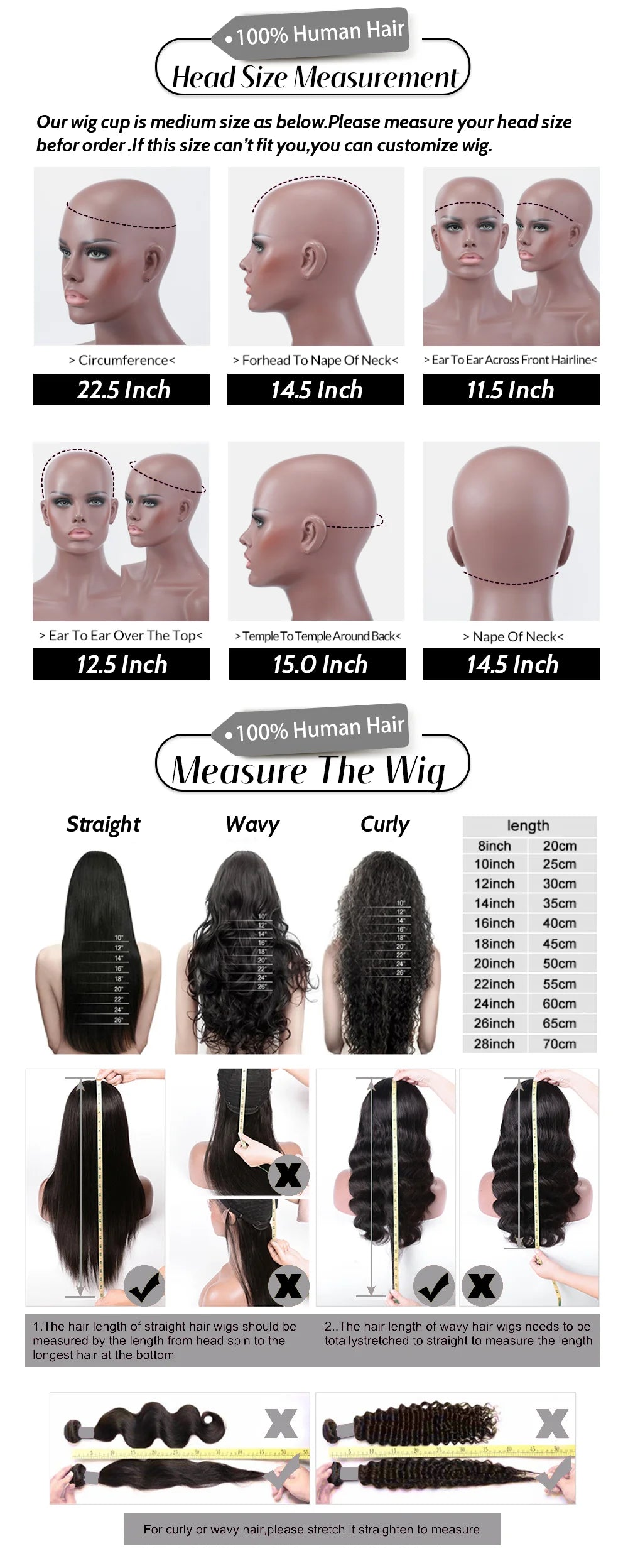 Short Human Hair Wigs