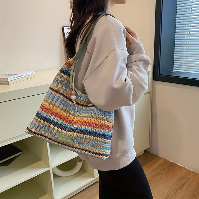 Bohemian Multicolored Striped
