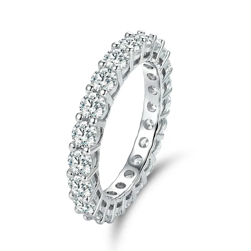 Round Zircon Ring