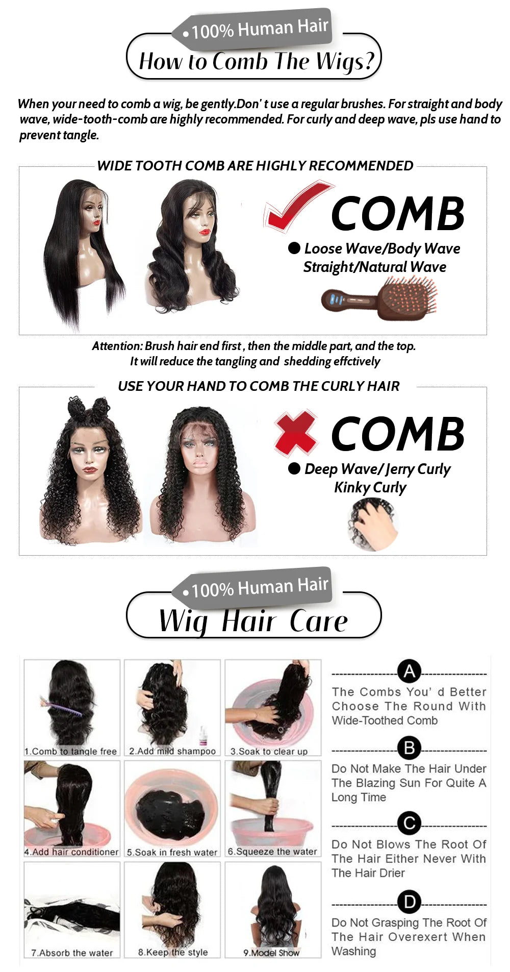 Short Human Hair Wigs